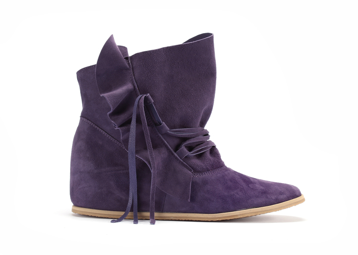 SUEDE BOOTS – PURPLE
